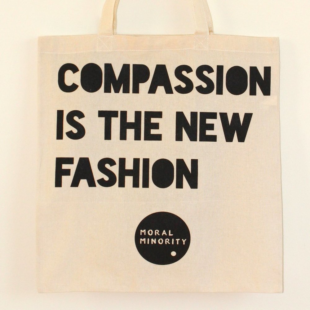 NWT Moral Minority Limited Edition Compassion Reusable Tote Bag